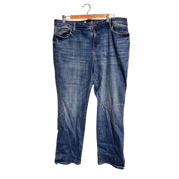 Kut from the Kloth Reese Straight Leg Jeans Size 18 Long - Picture 1 of 8